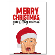 Filthy Animal Christmas Card